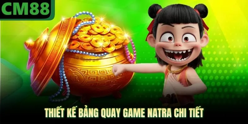 Thiết kế bảng quay game natra chi tiết